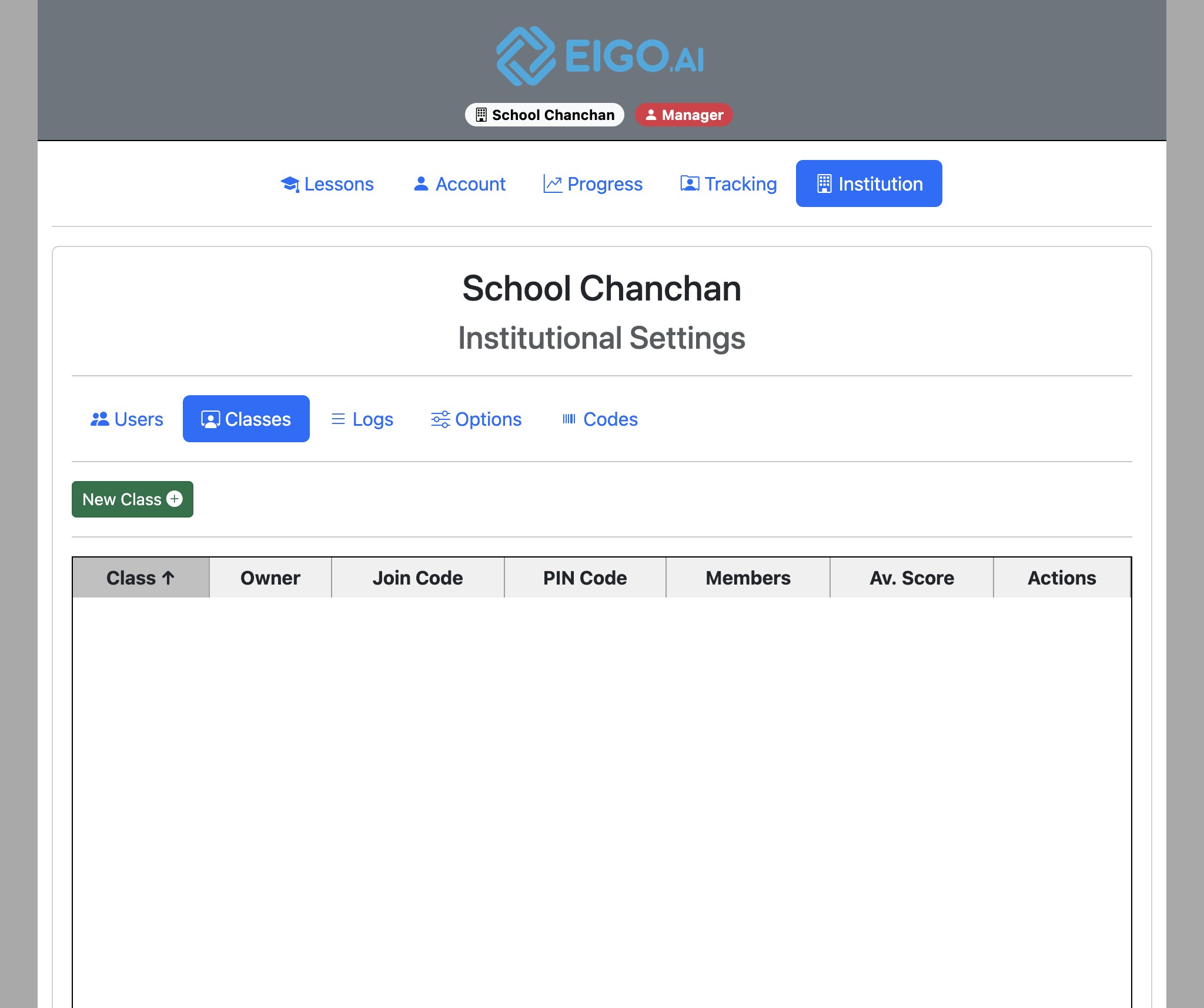 Screenshot for How to add a new class, step 3
