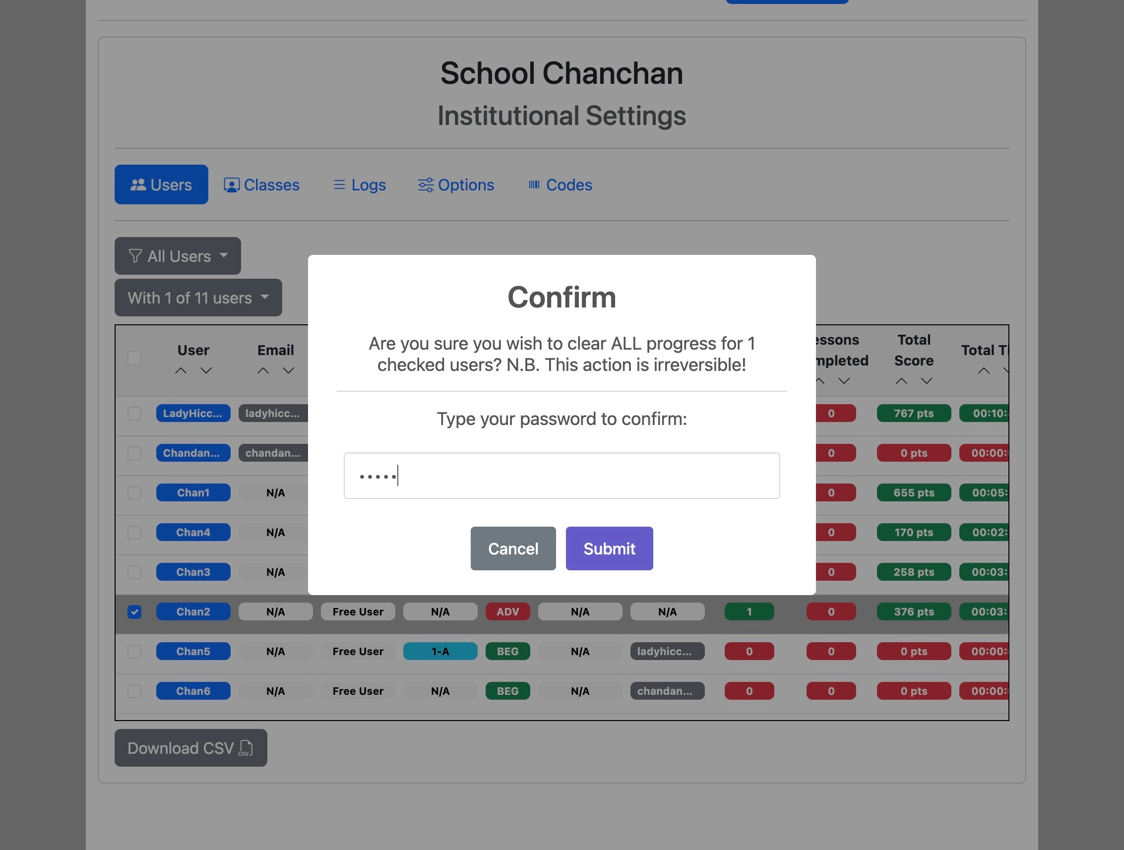 Screenshot for How to manage user accounts, step 29
