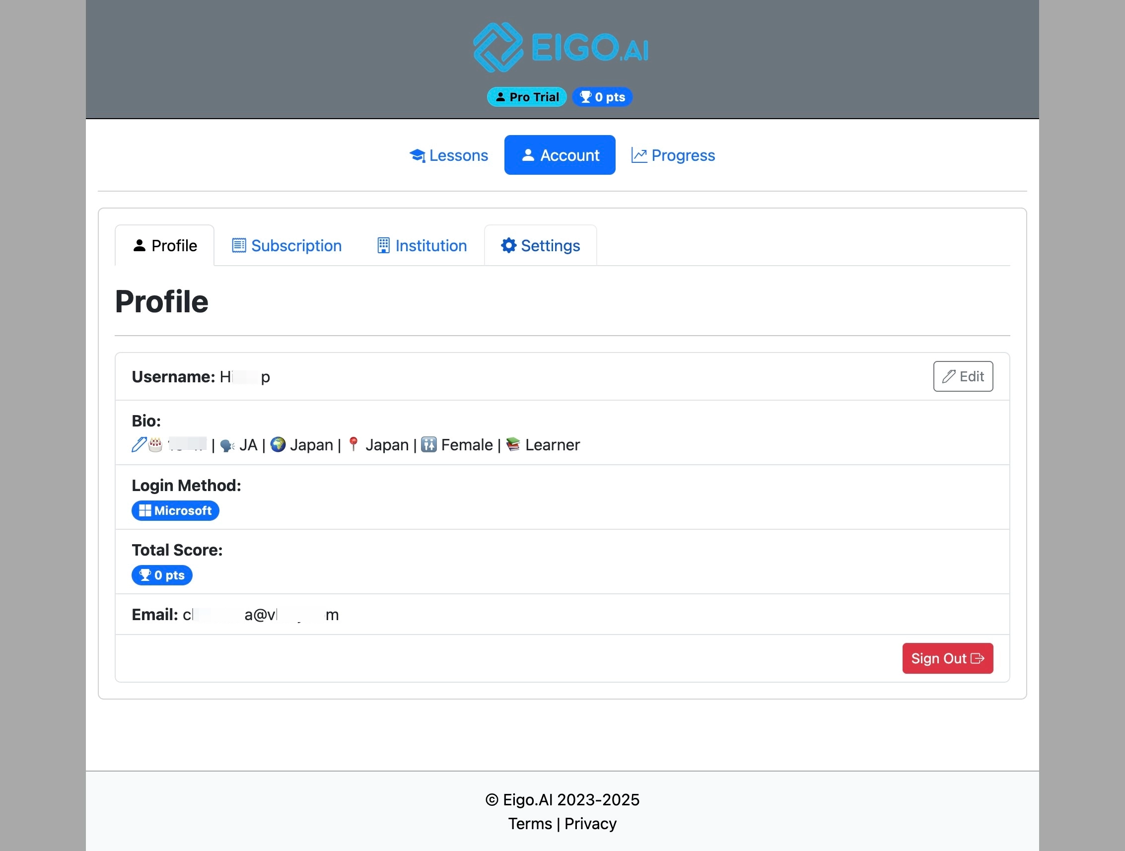 Screenshot for How to change your definitions and feedback language, step 3