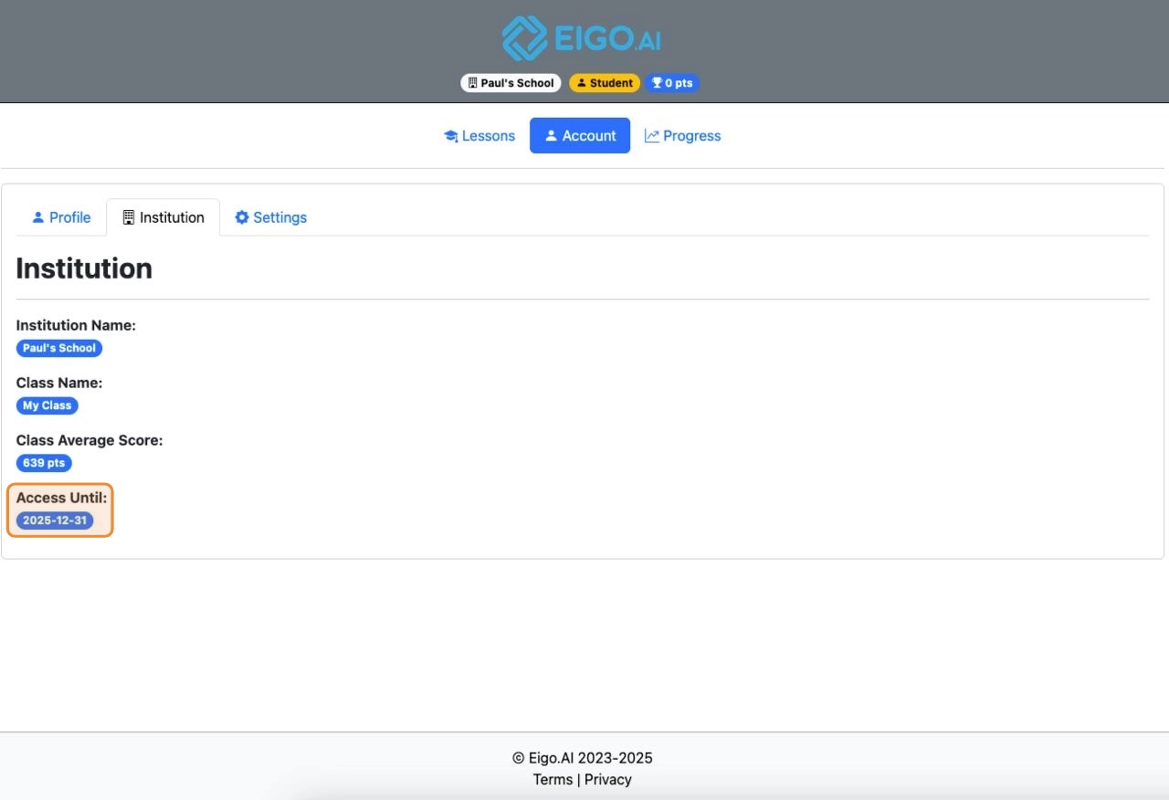 Screenshot for How to redeem an access code, step 5