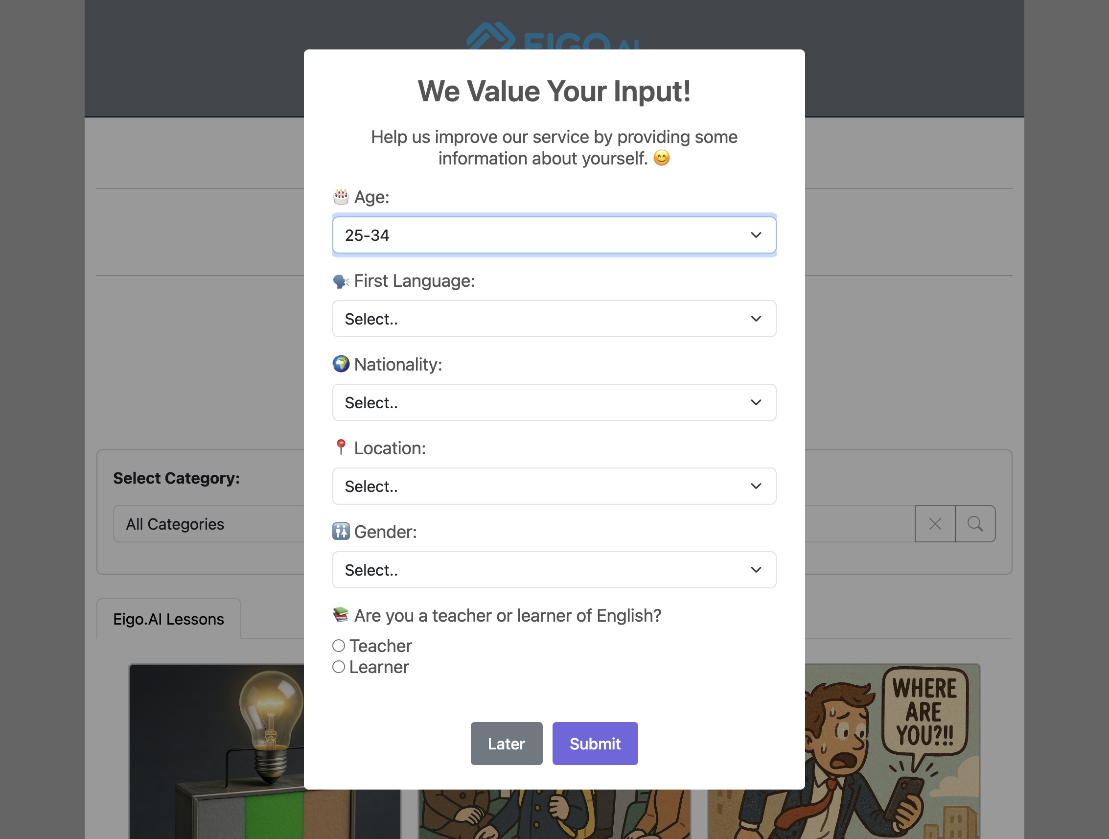 Screenshot for How to register with Google, step 6