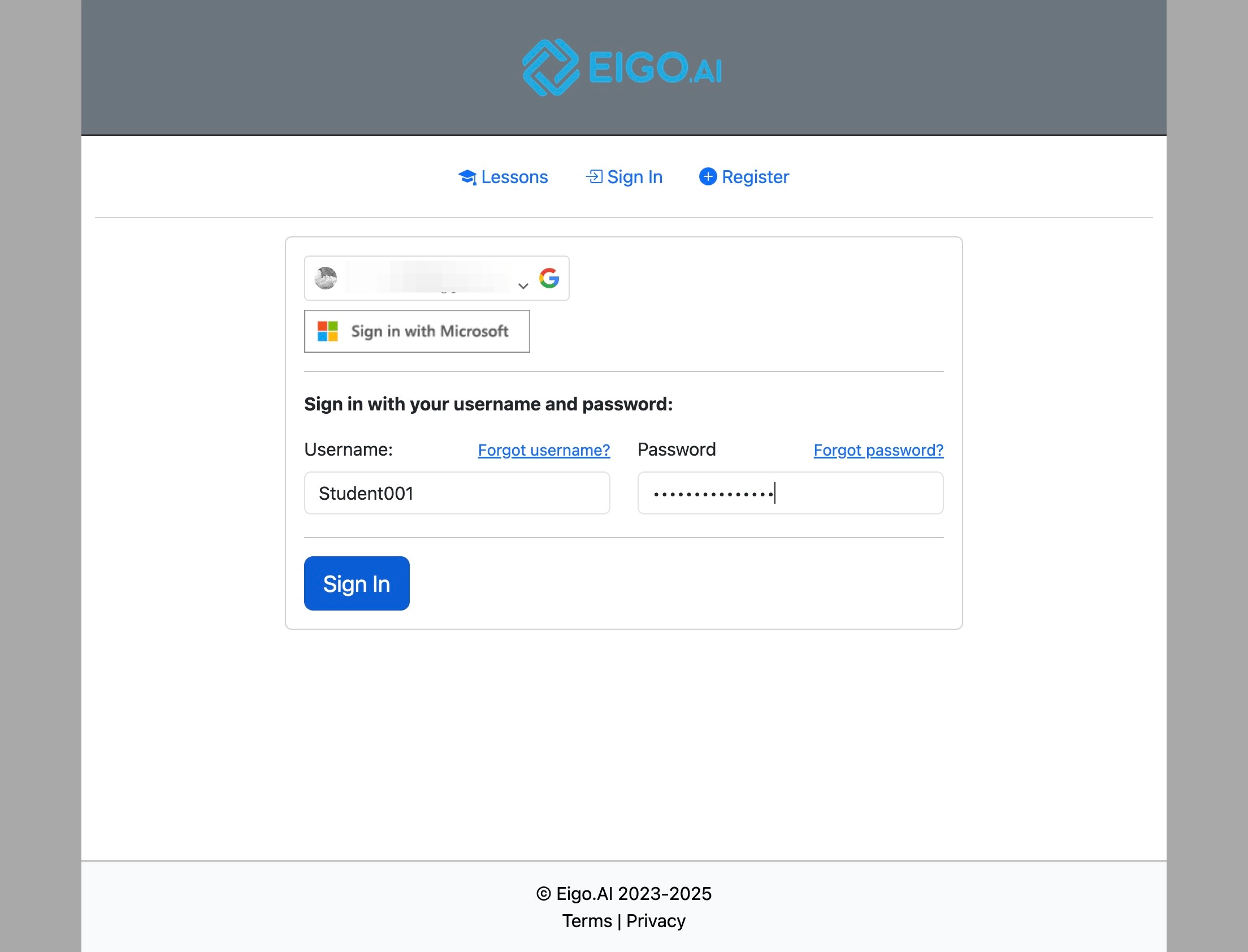 Screenshot for How to reset your password, step 13