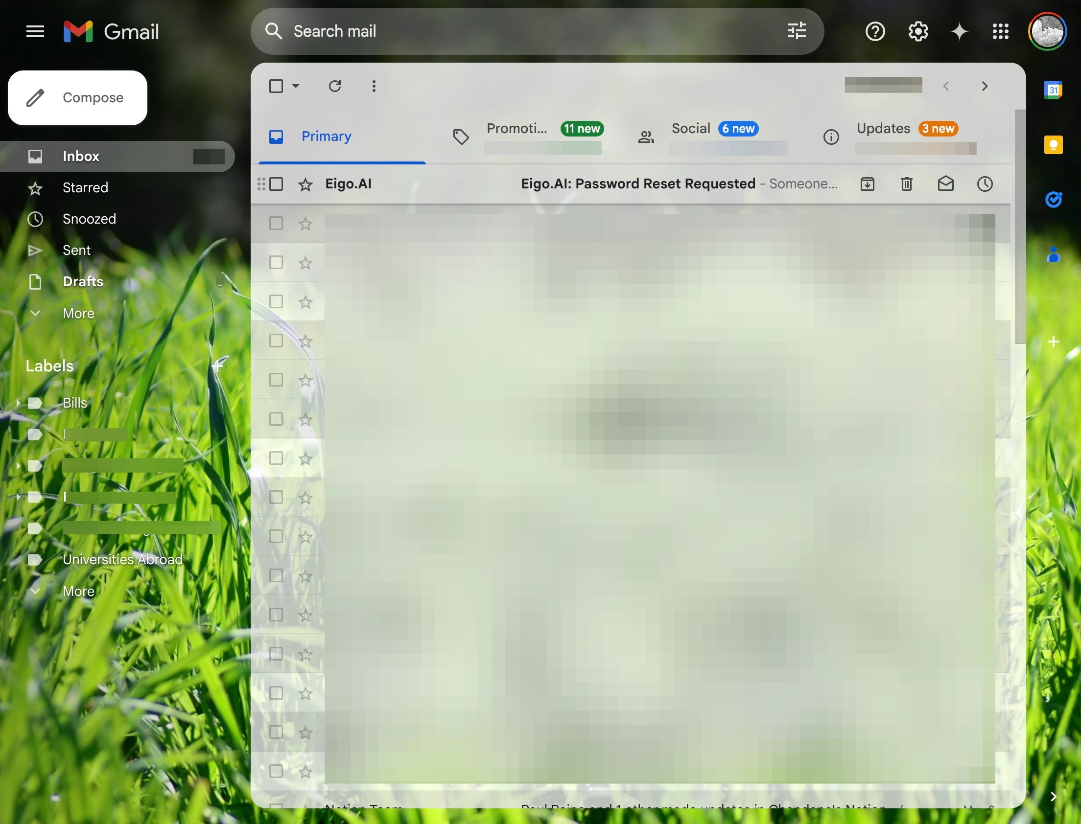 Screenshot for How to reset your password, step 6