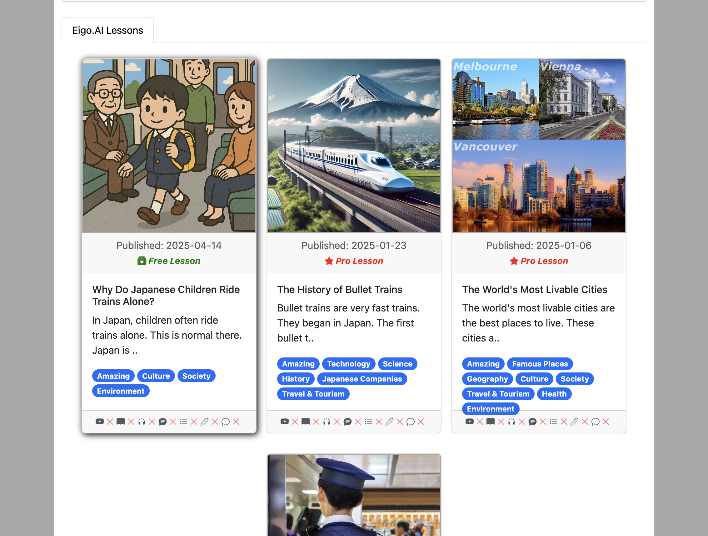 Screenshot for How to search lessons by keyword, step 4