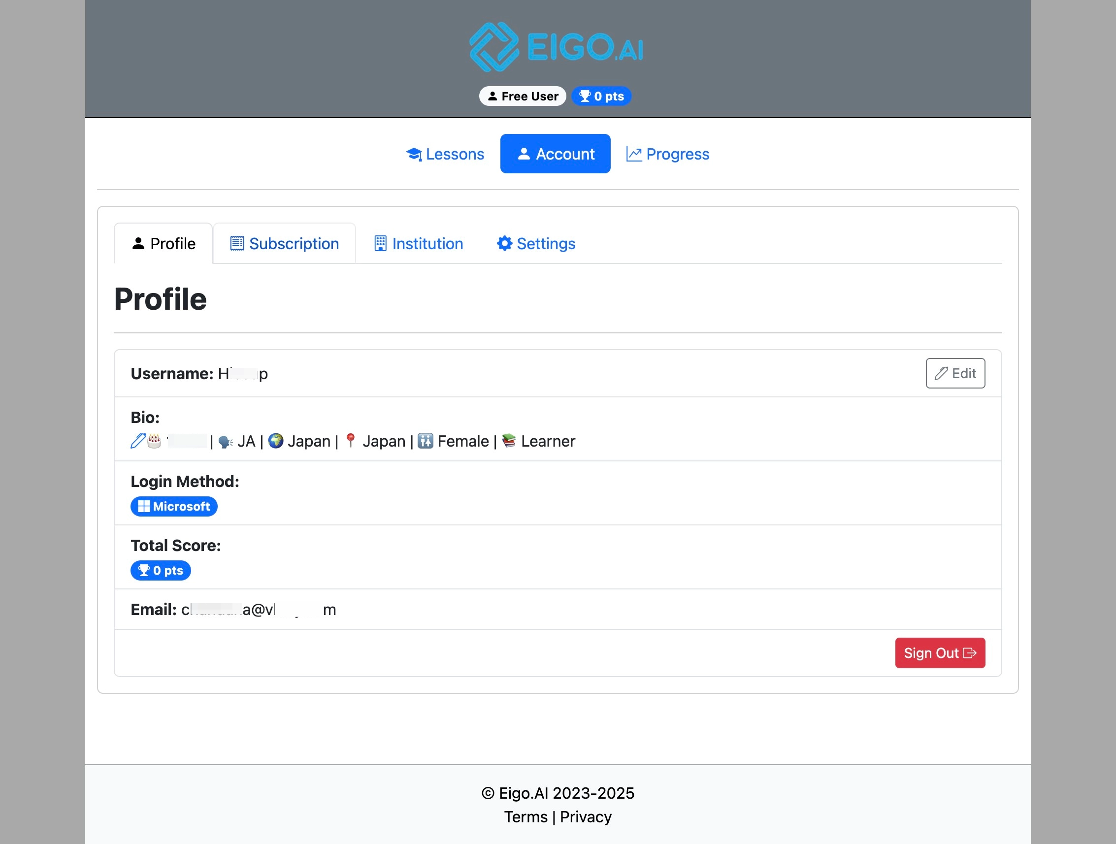 Screenshot for How to start a Pro subscription, step 3