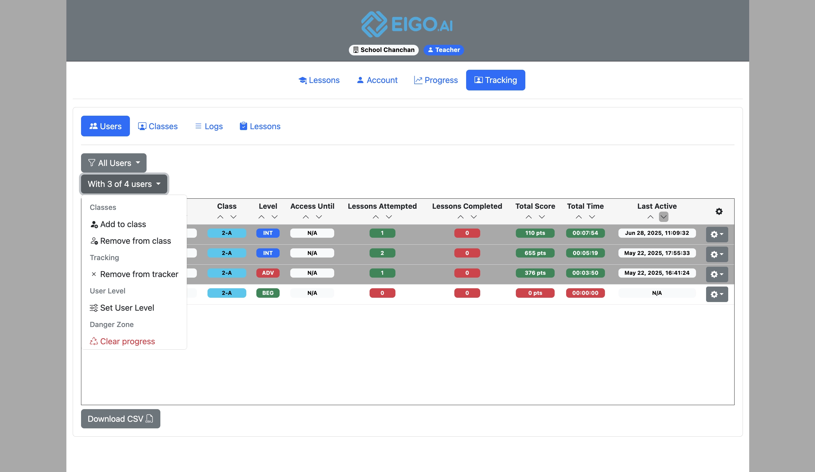 Screenshot for How to manage user accounts, step 10