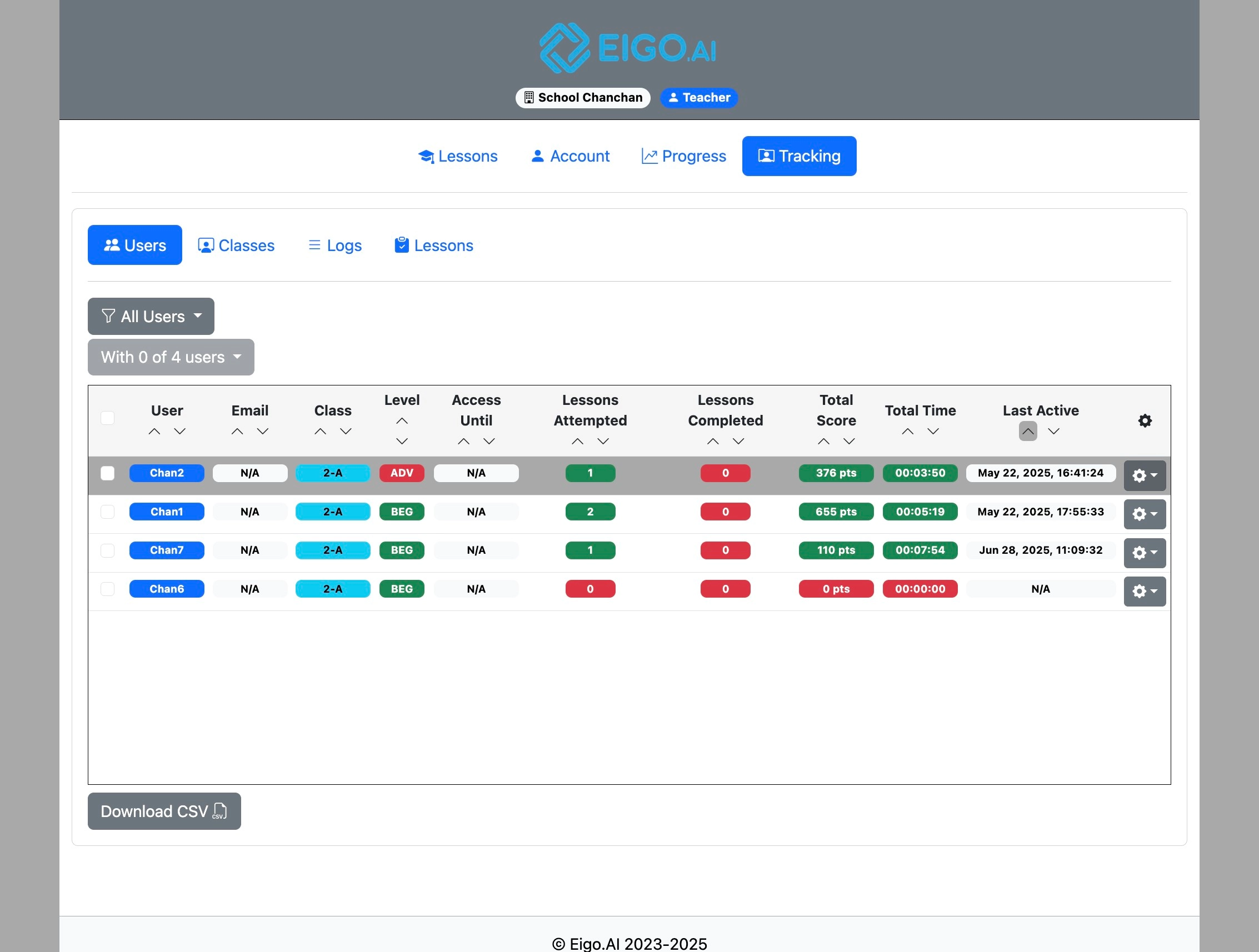 Screenshot for How to manage user accounts, step 6